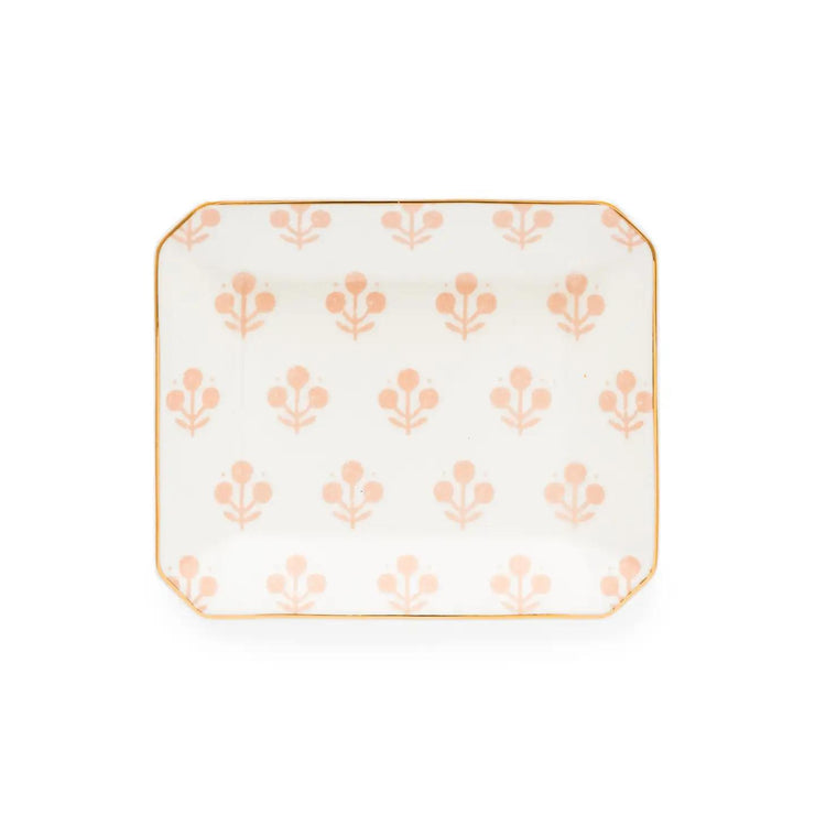 Rose Floral Trinket Tray