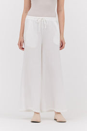 Long Live Gauze Pant - White