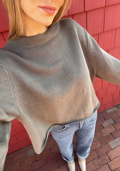 Always A Breeze Sweater - Olive