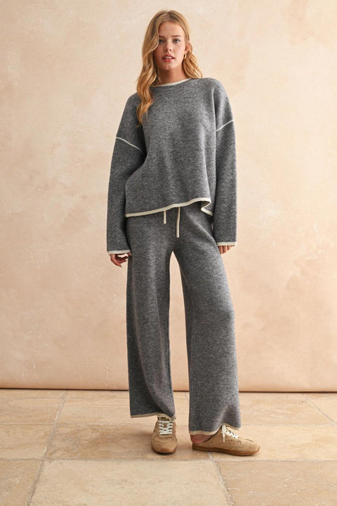 Cozy Combo Set Sweater Grey