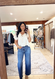 Fable Embroidered Collar Blouse