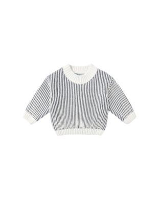 The Relaxed Knit Sweater - Ocean