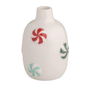 Peppermint Christmas Icon Vase
