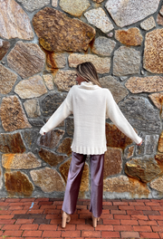 LARK: CABLE TURTLENECK SWEATER