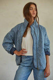 Eclipse Denim Jacket - Blue Denim