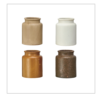 Reproduction Mustard Crock,