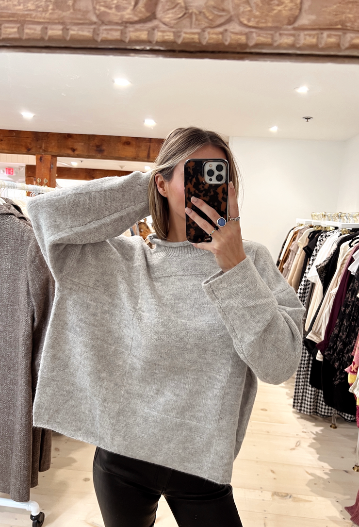 Ryleigh Sweater - Heather Grey