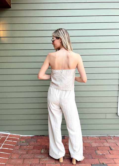 Violet Set Top - Bisque