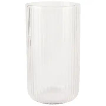 Fluted Glass 17 oz - Clear