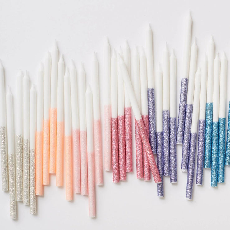Meri Meri Glitter Dipped Candles - all colors