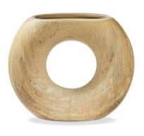 Marbleized Circle Vase