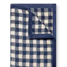 Gingham Navy Midi Blanket