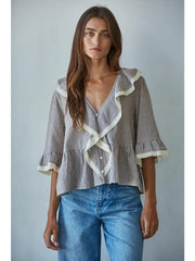 Ronnie Ruffle Blouse
