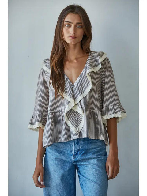 Ronnie Ruffle Blouse