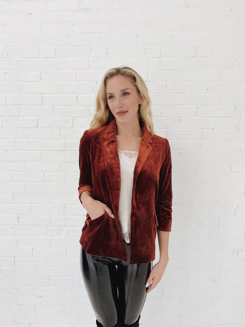 The Velvet Blazer - Amber Rusto