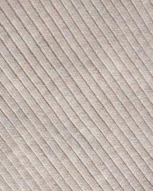Rib Knit Peplum Top - Heather Oatmeal