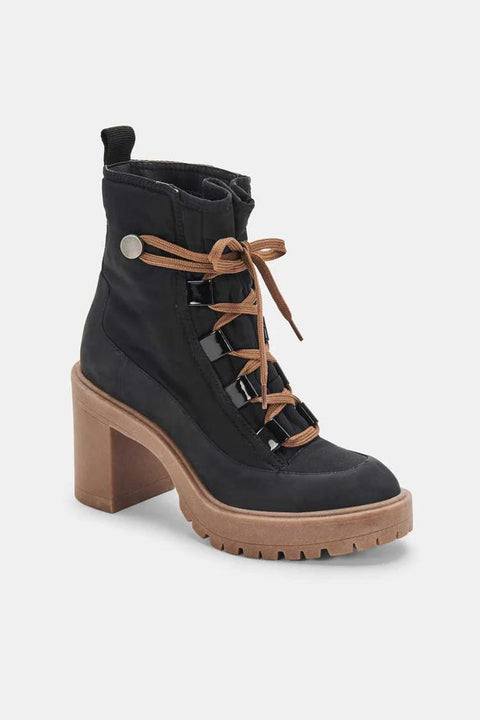 Celida Black Nylon Boot