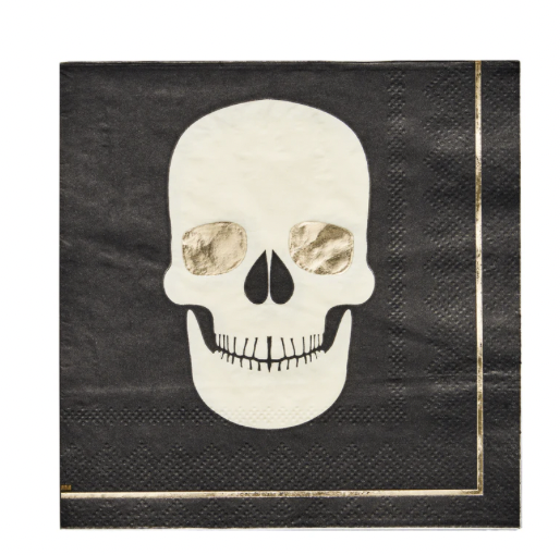 Spooky Skull Cocktail Napkins