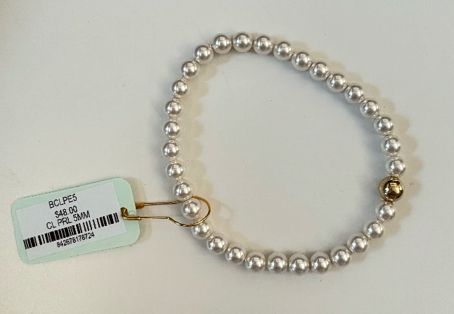 E. Newton Classic Pearl 5mm Bead Bracelet