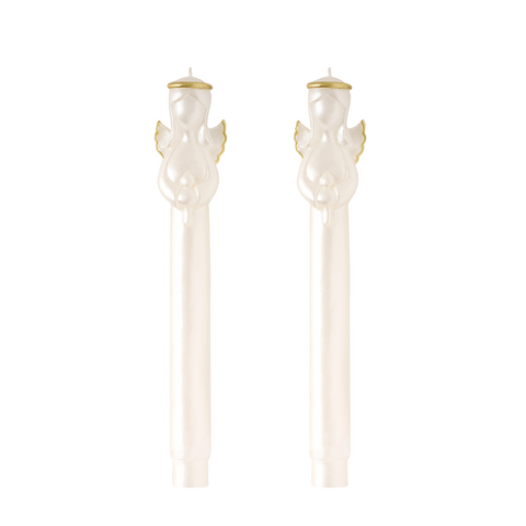 Gold Christmas Taper Candle Sets