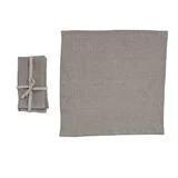 Square Stonewashed Linen Napkins, Set of 4