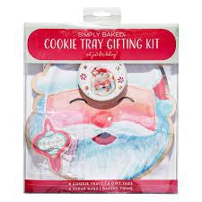 Cookie Tray Gifting Kit Santa/6pkg FOIL