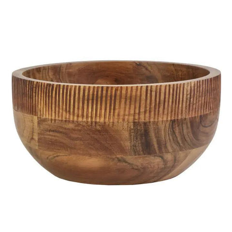 Caleb Acacia Wood Medium Serve Bowl