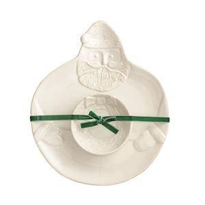 Santa Wreath Chip & Dip Set