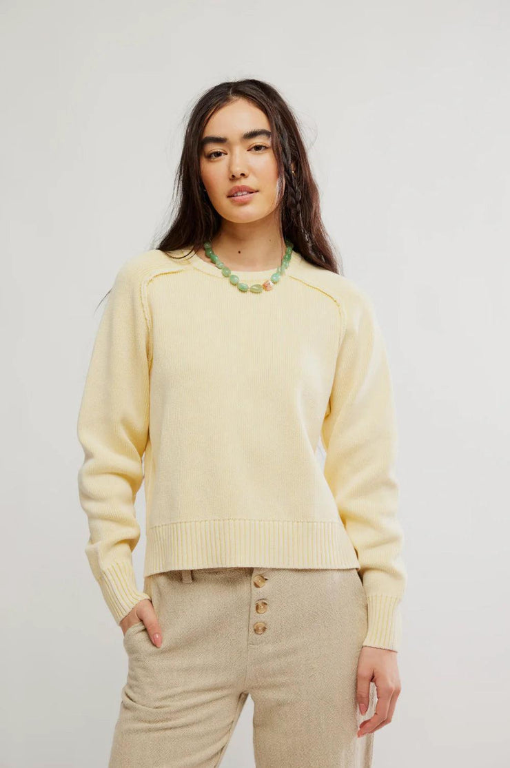 Spring Street Pullover - Banana Cream