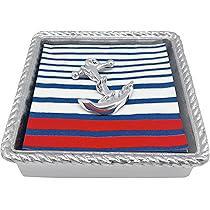 Mariposa Anchor Rope Napkin Box Set