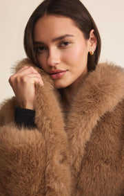 LOGAN FAUX FUR COAT