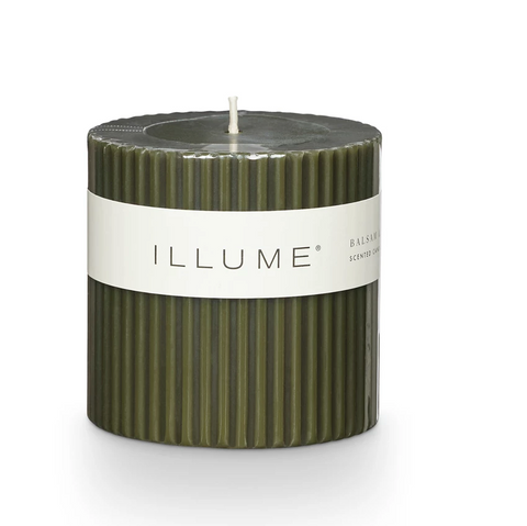 Balsam & Cedar Small Fragranced Pillar Candle
