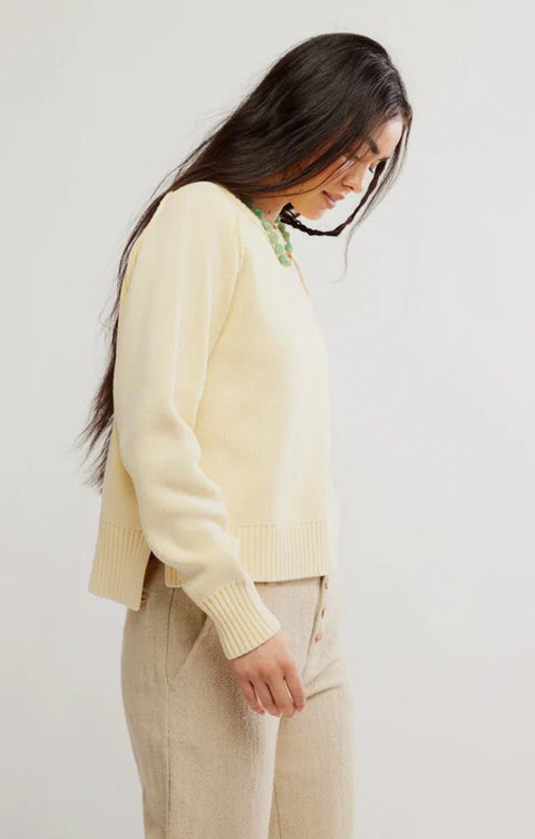 Spring Street Pullover - Banana Cream