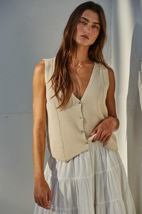 Florian Sweater Vest Top