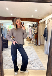 Lapis Cuff Long Sleeve in Fossil Dune