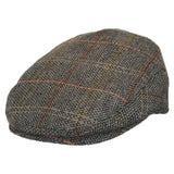 Baby Tweed Wool Blend Ivy Cap - Brown/Grey