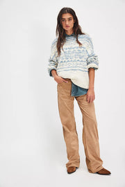 Dani Pattern Sweater in Cloud Combo