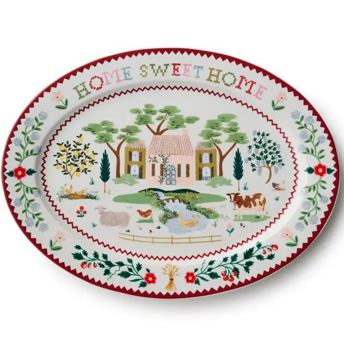 Home Sweet Home Large Porcelain Serving Platter