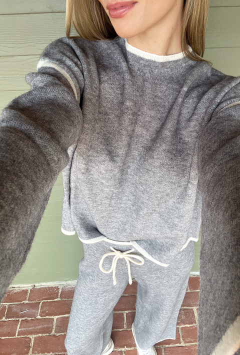 Cozy Combo Set Sweater Grey