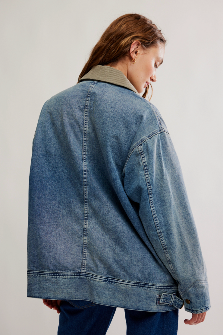 SWEET TALK DENIM BARN COAT
