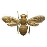 Resin Bee Paperweight - Gold Finish