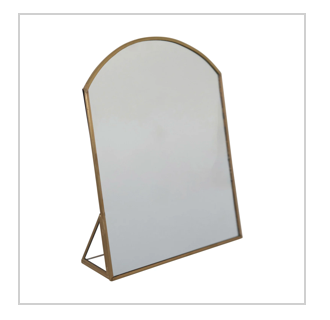 Metal Framed Standing Mirror