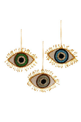 Beaded Eye Ornament
