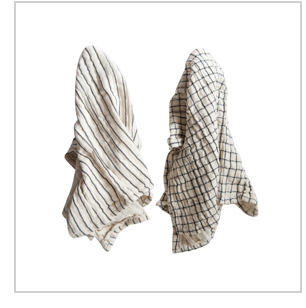 Grid Cotton Tea Towels