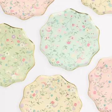 Meri Meri X Ladurée Paris Floral Side Plates