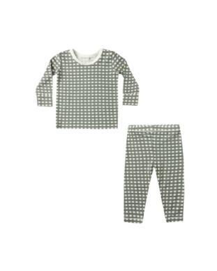 Forest Check Bamboo Pajama Set