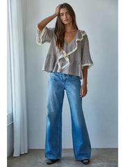 Ronnie Ruffle Blouse