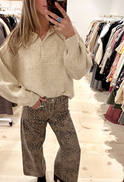 Dani Henley Sweater - Oat