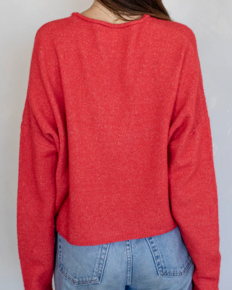 The Beach Button Up - Red