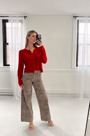 Medina Cardigan - Red